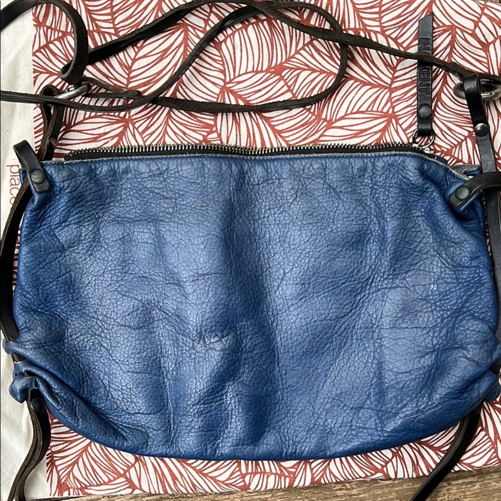 Blue Leather Ina Kent bag